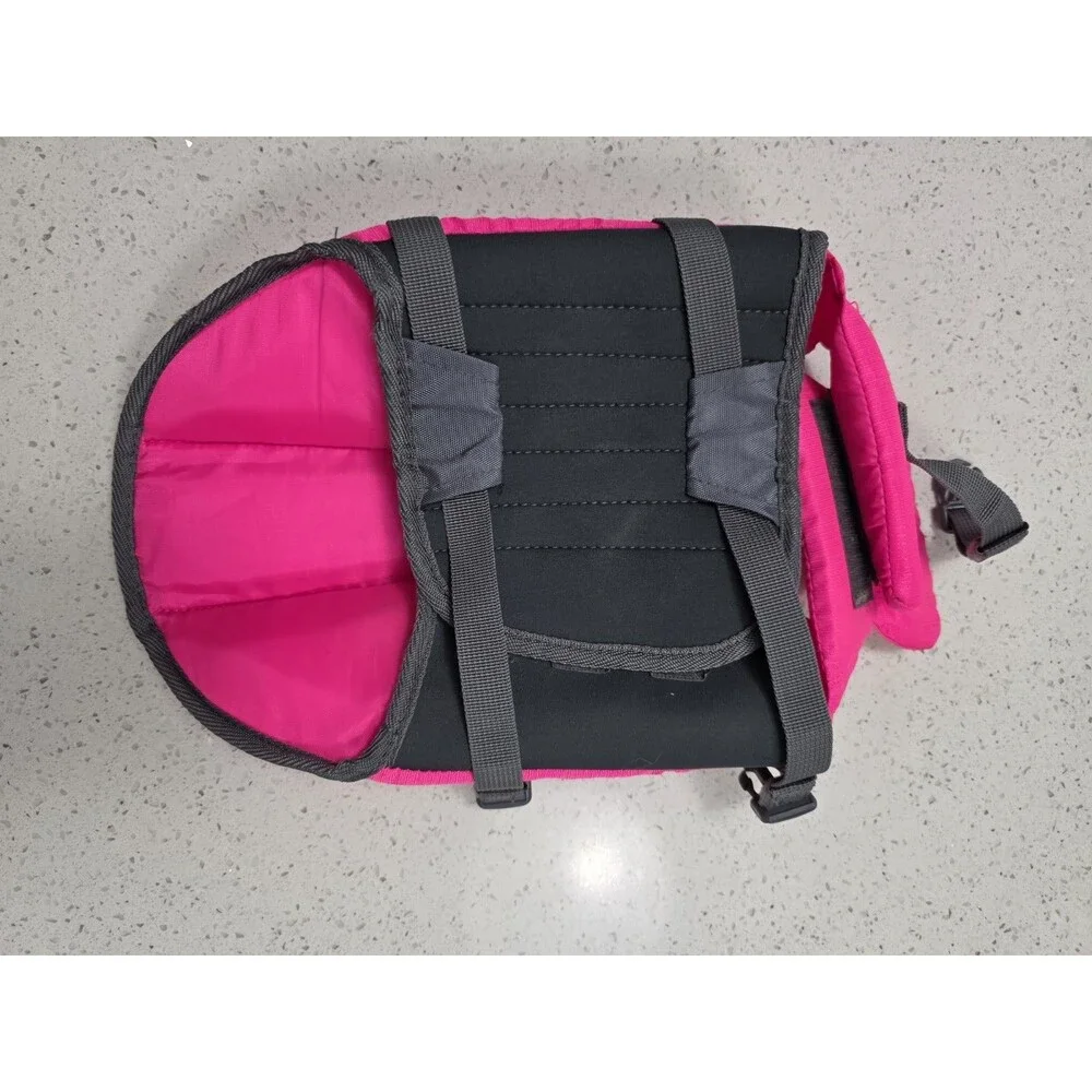 Outward Hound Granby Pink Splash Dog Life Jacket Small